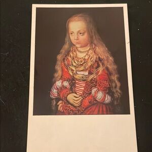 Princess of Saxony by Lucas Cranach Postcard